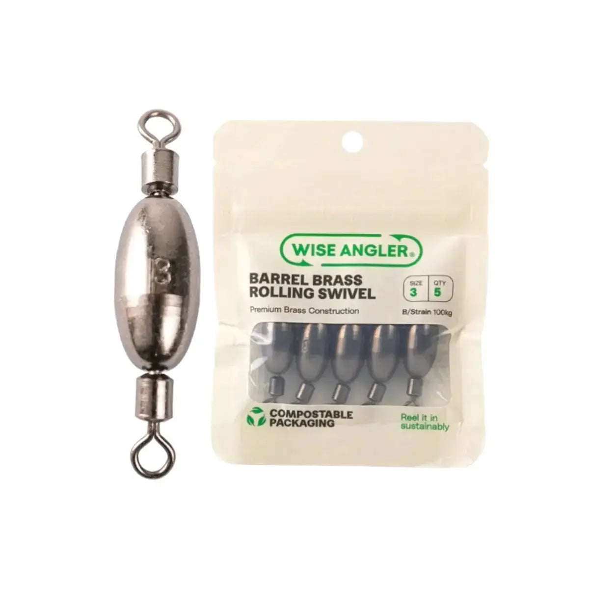 rolling swivel to sinker - fishing