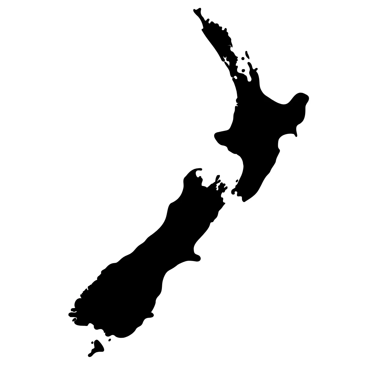 NEW ZEALAND MAP WISE ANGLER