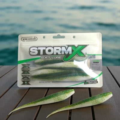 StormX Storm Shad 7" soft lure – Yellow Tail