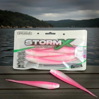 StormX Storm Shad 7" soft lure – Gars Flash – Glow UV