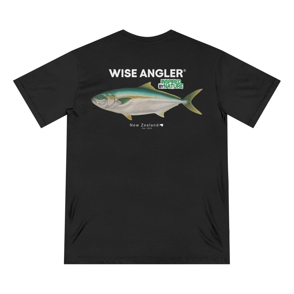 Wise Angler® 30 lbs Club Organic T-Shirt | Kingies Edition front view by Wise Angler