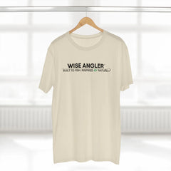 Wise Angler T-Shirt — "Built to Fish. Inspired by Nature." Fishing Tee Printify