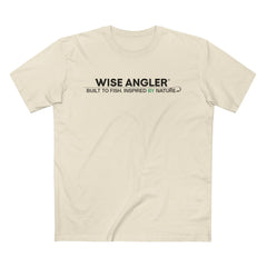 Wise Angler T-Shirt — "Built to Fish. Inspired by Nature." Fishing Tee Printify