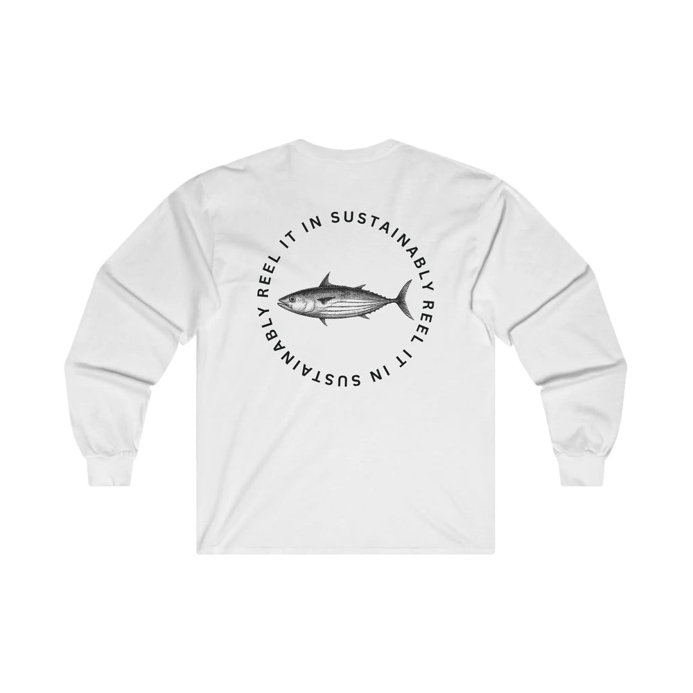 WISE ANGLER Tuna Tee Edition ( Long-Sleeve) front view by Wise Angler