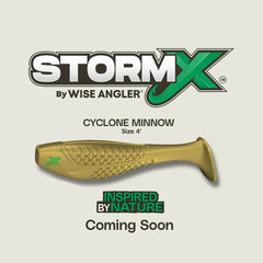 StormX™ Cyclone Minnow 4" Soft Lure WISE ANGLER