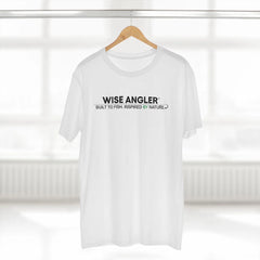Wise Angler T-Shirt — "Built to Fish. Inspired by Nature." Fishing Tee Printify