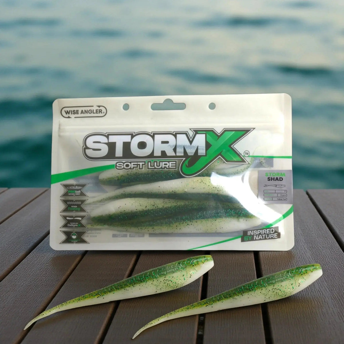 StormX™ Storm Shad 7" Soft Lure by Wise Angler