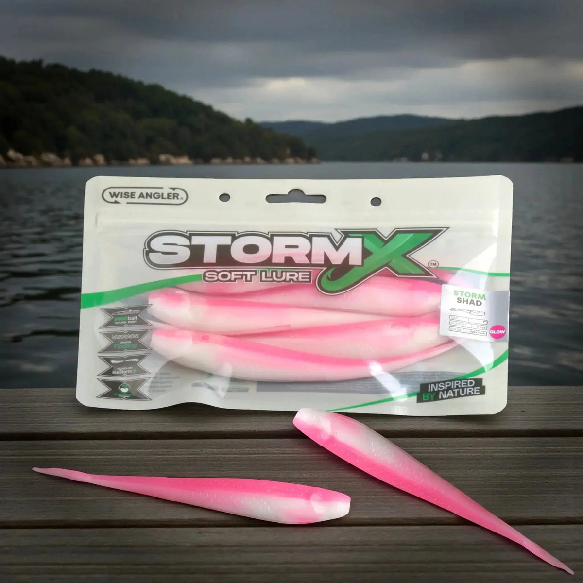 StormX™ Storm Shad 7" Soft Lure by Wise Angler