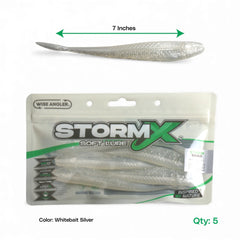 StormX™ Storm Shad 7" Soft Lure WISE ANGLER