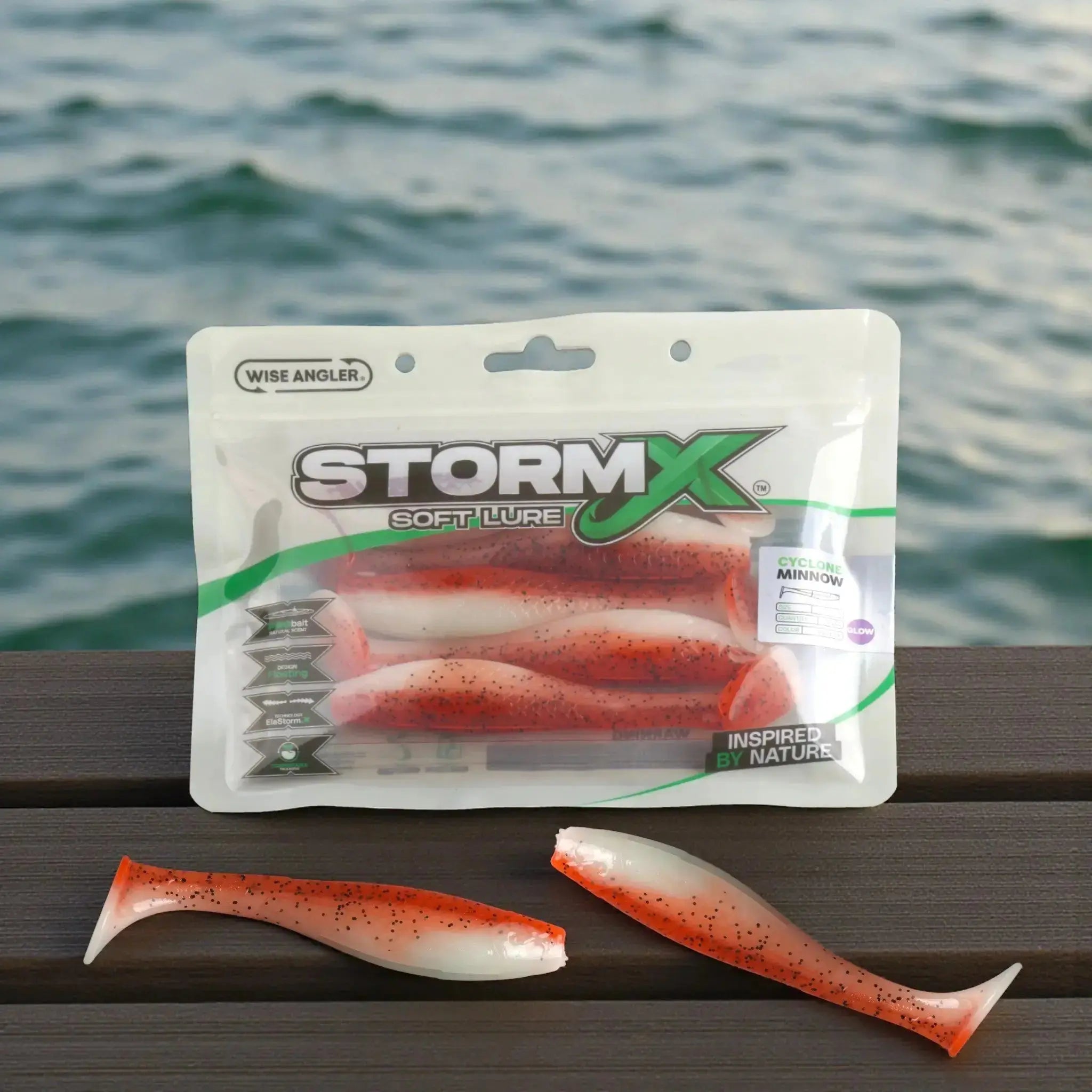 StormX™ Cyclone Minnow 5" Soft Lure WISE ANGLER