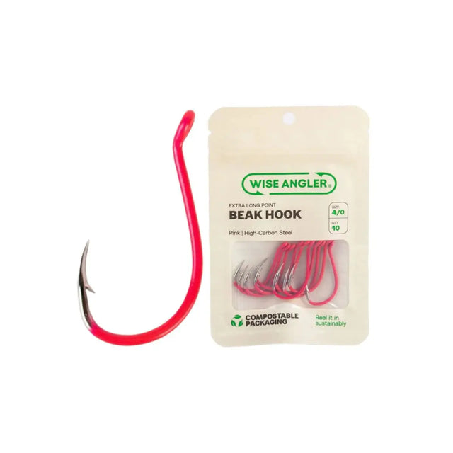 Anzol Beak - Ponta Extra Longa / Rosa