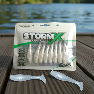 StormX Cyclone Minnow 3" soft lure – Tommy Pearl