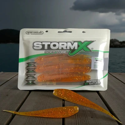 StormX Storm Shad 5" soft lure – Poddy Gold